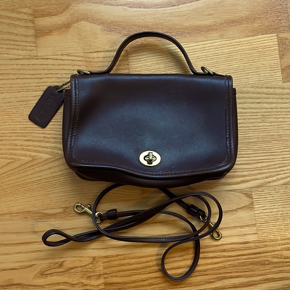 Coach leather small handbag